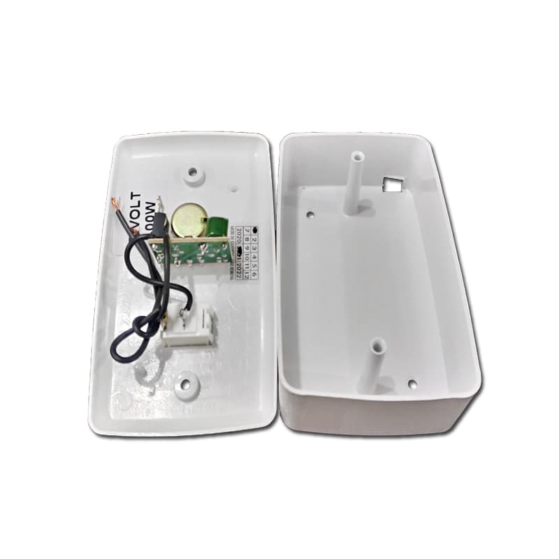 CHAVE P/VENTILADOR DE PAREDE 1-TECLA LIGA/DESLIGA+ CONTROLE DE VEL ROTATIVO BIV0400W S/OFF C/CAIXA FUNDO SOBREPOR ESP.4X2 BRANCO - foto 1 de 4