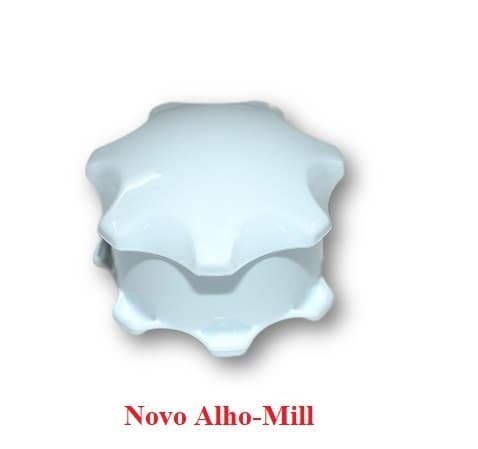 AMASSADOR DE ALHO MANUAL NOVO ALHO MILL ORIGINAL BRANCO - TRITURADOR DE ALHO NOVO ALHO-MILL MANUAL - *PRODUTO ORIGINAL - foto 1 de 2