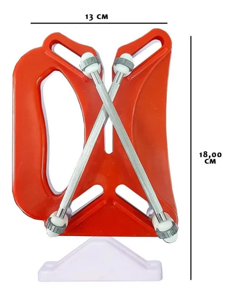 AFIADOR AMOLADOR MANUAL LINHA PROFISSIONAL SUPRAKORTE VERMELHO - AFIADOR AMOLADOR PROFISSIONAL SUPRA KORTE - VENTMAR - foto 1 de 3
