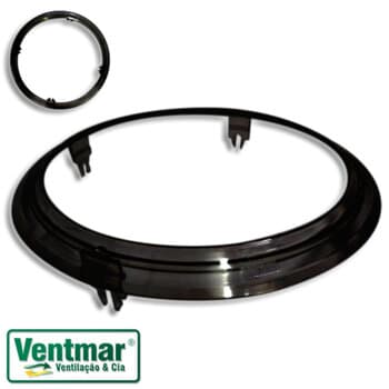 ANEL INFERIOR DA LUMINáRIA DO VENTILADOR SPIRIT VT203 VT303 GRAFITE - ANEL INFERIOR DA LUMINáRIA DO VENTILADOR SPIRIT VT 203 E VT 303 GRAFITE