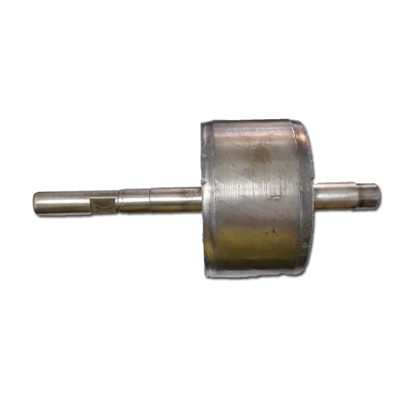 Rotor do Motor Exaustor 30cm Venti-Delta Atual - E11mm "Ferro Macico Helice 11mm" - COMP-140MM - USAR C/Rol-6201 Encaixe 12mm no Eixo