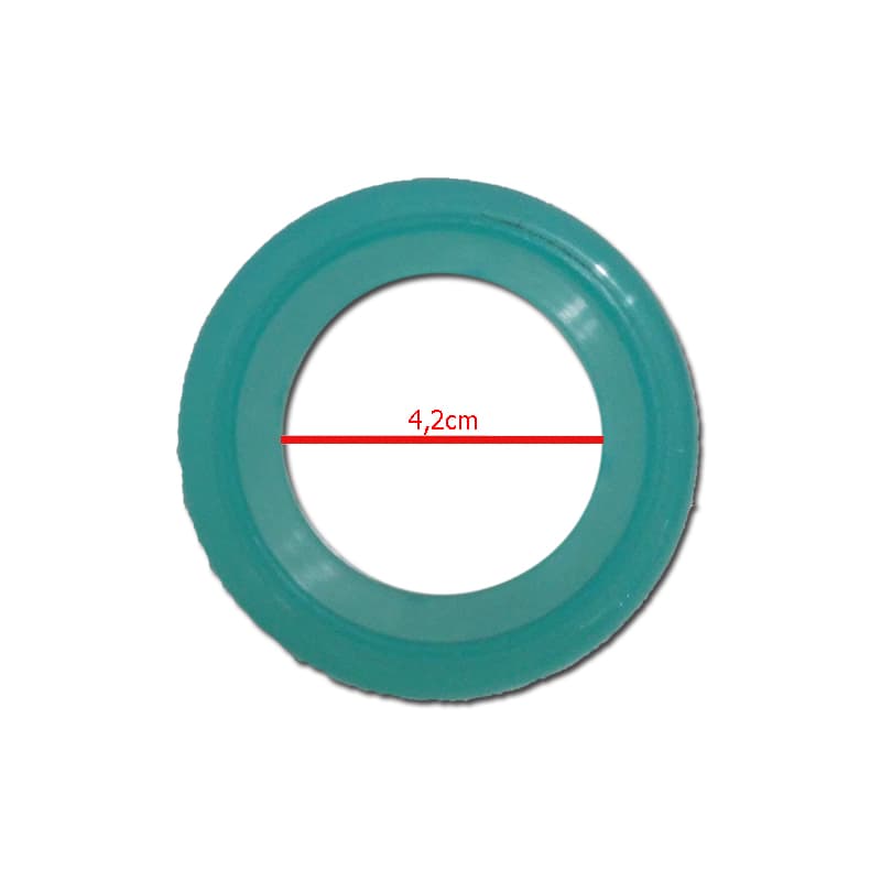 GLOBO TULIPA PL PATA VERDE LIMAO CLARO - TULIPA P/VENTILADOR DE TETO VENTI-DELTA - DIAMETRO ENCAIXE 4,2CM * SALDAO AMARELADA* - foto 1 de 3