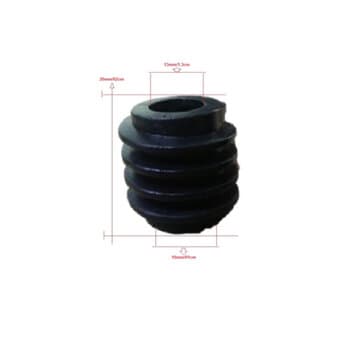 ENGRENAGEM ROSCA SEM FIM P/VENTILADOR DÔMINA 50/60CM 13MM ENCAIXE - ROSCA SEM FIM DOMINA OCTOPUS - ENCAIXE EM EIXO 13,0MM