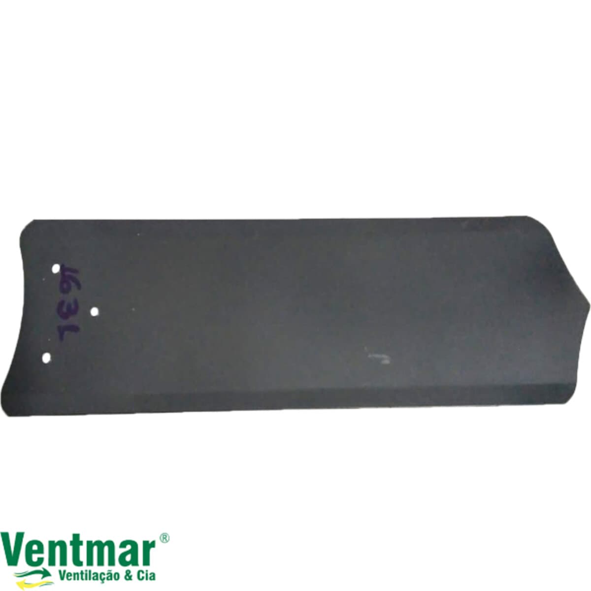 PÁ HÉLICE P/VENTILADOR DE TETO TRON COMERCIAL - MODELO METAL COR PRETA - 3FUROS P/GARRA PEQUENA - *VENDIDA P/UNIDADE - foto 1 de 2