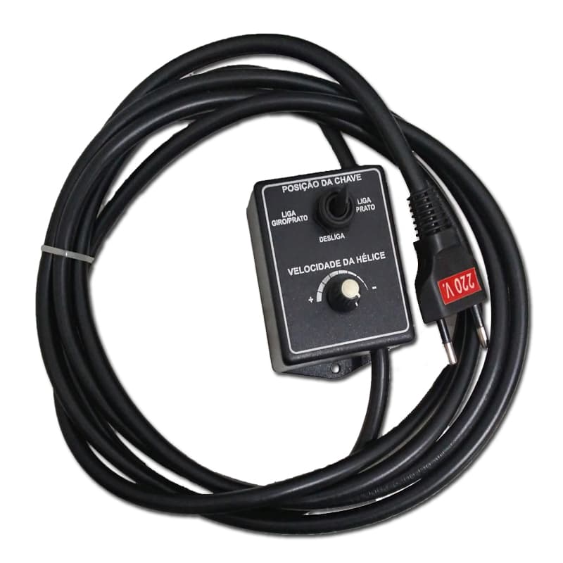 CHAVE COMANDO P/CLIMATIZADOR CLIMATTIZE EASY - FIX GIRO 110V-220vOLTS COMANDO DO CLIMATIZADOR EASY FIX GIRO C/CHICOTE ELÉTRICO - foto 1 de 2