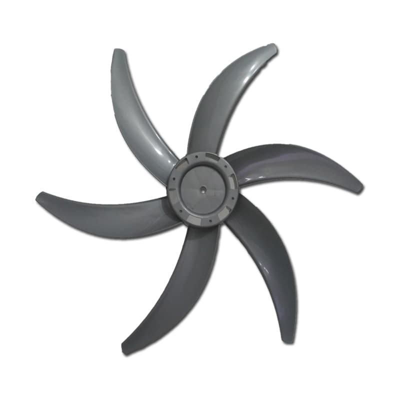 HELICE P/VENTILADOR DE 50CM VENTISOL 6PÁS CINZA MONTA FÁCIL STEEL PONTA+FINA - F08,0MM PRD C/TRAVA TRASEIRA - MONDIAL 6PÁS 50CM - foto 1 de 4