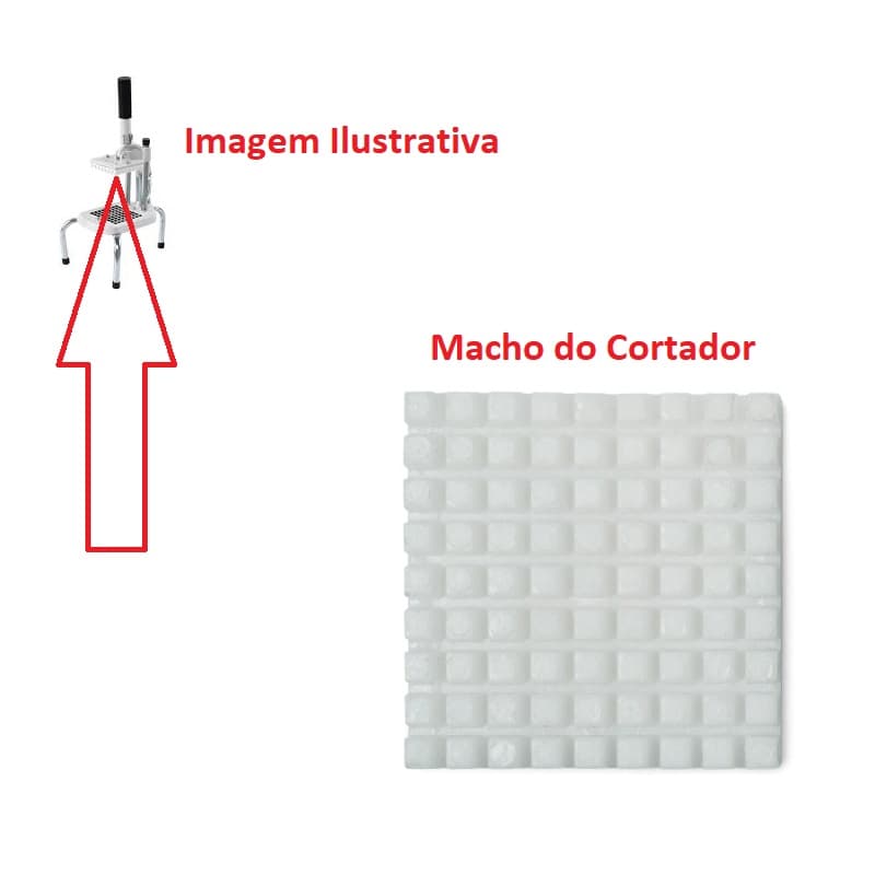 MACHO DO BASCULANTE CORTADOR DE LEGUMES LOREN SID PEQUENO COM TRAVAS INJETADAS - VASCULANTE 8,5X8,5CM CORTADOR DE LEGUMES PEQUENO - foto 1 de 2
