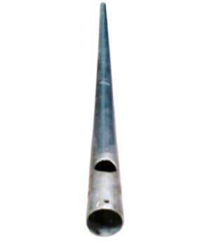HASTE DE METAL P/FIXAR VENTILADOR DE TETO VOLARE - MED.090CM ESPECIAL 090CM - NATURAL SEM PINTURA - FURAÇÃO MODELO VOLARE VR LUX - OBS. SERVE NO MT CL