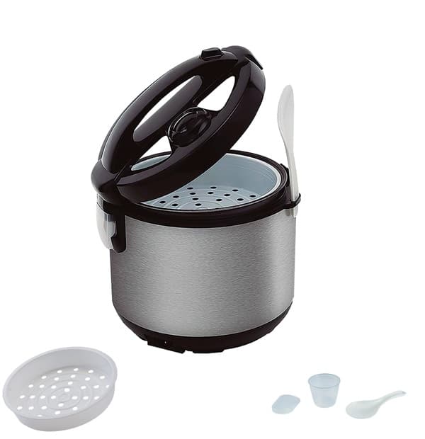 PANELA ELETRICA ARROZ E LEGUMES INOX PAI6X 220VOLTS 700WATTS - VISOR DE VIDRO AGRATTO - FAZ ATE 06 XICARAS - foto 1 de 5