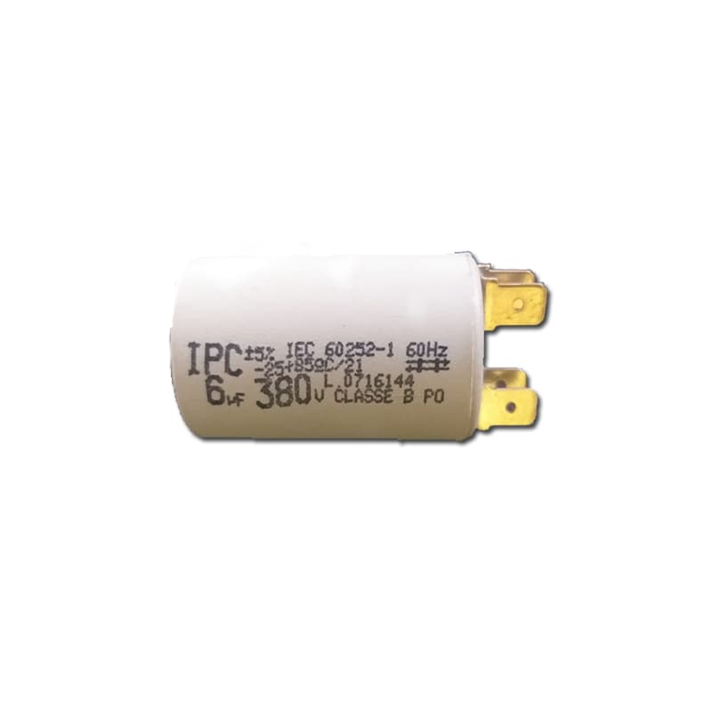CAPACITOR 006,0UF 3/4 TERMINAL 3/4 POLOS RD 380 400VAC - P/VENTILADOR LOREN SID ORBITAL 40CM 110-BIV / 50CM 3PÁS BIV - foto 1 de 2