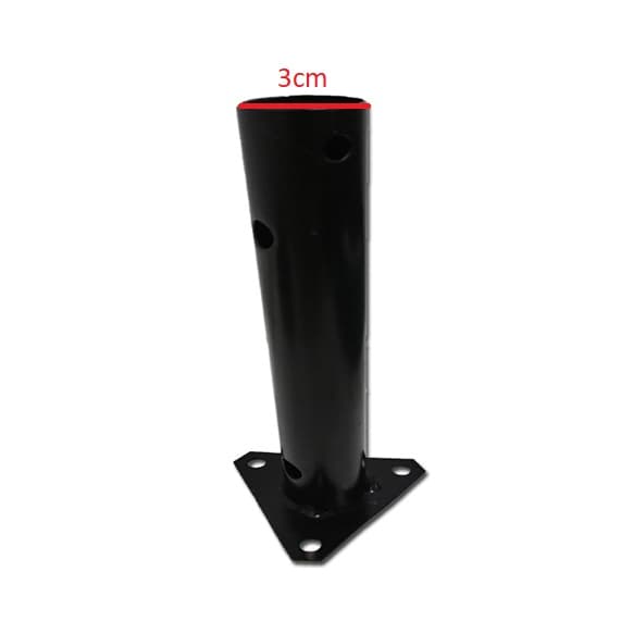 SUPORTE DE PAREDE P/VENTILADORES DA MARCA ARGE, SUPORTE EM METAL NA COR PRETO. - foto 1 de 2