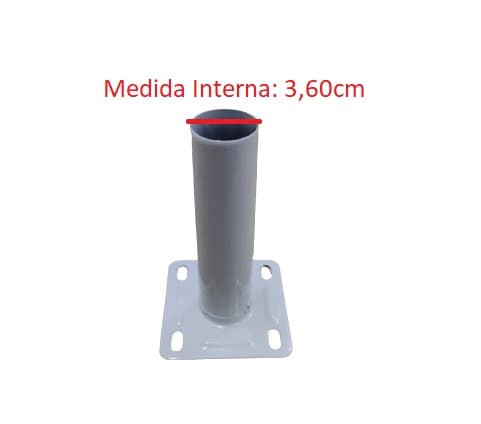 SUPORTE DE PAREDE P/VENTILADOR VENTISOL 50CM 60CM METAL COR BRANCA - *SEM CANOPLA PLÁSTICA - foto 1 de 3