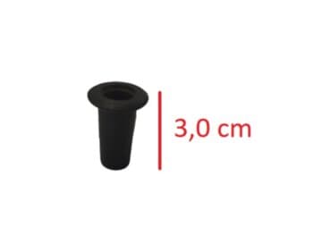 PINO PUXADOR DO OSCILANTE VENTILADOR SOLASTER VENEZA PLUS COR PRETA - PINO DE OSCILAçãO - 3,0CM COMPRIMENTO