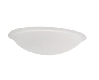 GLOBO CÚPULA 30CM P/VENTILADOR VOLARE CLASSS VENTAX10 PLATINUM PREMIUM - VIDRO D.300MM FOSCO C/BORDA/ABA DE ENCAIXE - ARGE VIENA DELTA NEW MAGNÊS SUBL