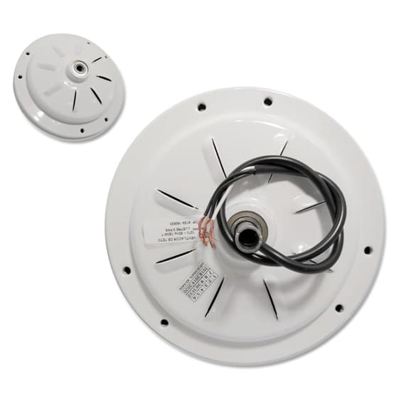 MOTOR P/VENTILADOR DE TETO TRON 3PAS 110V130W08,5UF BRANCO C/ROSCA P/MONTAR LUMINÁRIA - MOTOR TRON AT 14MM 6FUROS - foto 1 de 3