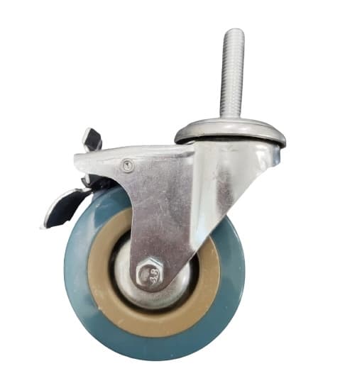 RODA RODIZIO P/CLIMATIZADOR VENTISOL LINHA CLIPRO70 CLIPRO100 - DIANTEIRA MÓVEL C/TRAVA -*VENDIDA P/UNIDADE - ULTRAAR-ULTRA60/70/80/100 BEC-B9000 MWM- - foto 1 de 3