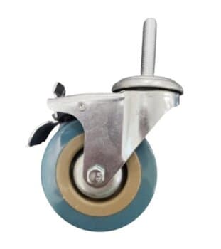 RODA RODIZIO P/CLIMATIZADOR VENTISOL LINHA CLIPRO70 CLIPRO100 - DIANTEIRA MÓVEL C/TRAVA -*VENDIDA P/UNIDADE - ULTRAAR-ULTRA60/70/80/100 BEC-B9000 MWM-