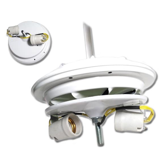 MOTOR P/VENTILADOR DE TETO LATINA 220V130W 03,0UF MODELO SILENZIO LUMEN VT633 VT673 - COM HASTE COM PLAFON+SOQUETES - *APENAS O MOTORMOTOR P/VENTILADO - foto 1 de 4