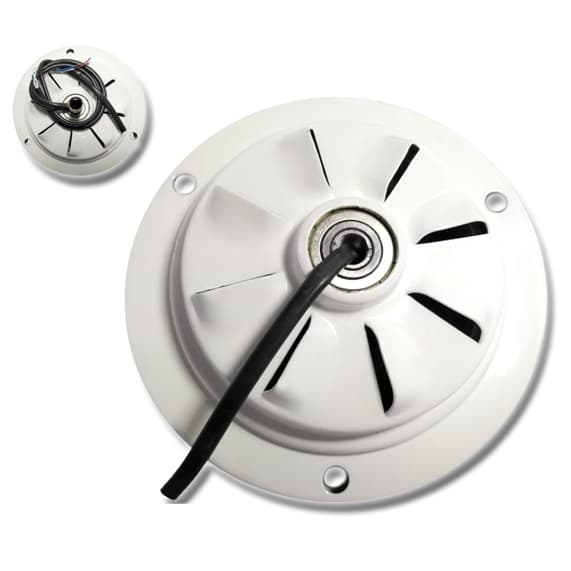MOTOR P/VENTILADOR DE TETO ARGE ARGE ECONOMIC 3PAS BRANCO 220V02,3UF - MODELO GENIUS VENTUS P/USAR C/LUMINARIA - foto 1 de 3