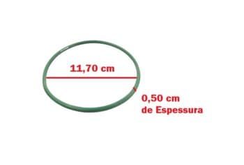 CORREIA P/CLIMATIZADOR JOAPE - LADO DO DISCO - REDONDA HABASIT-DISCO (COR VERDE) ROTO - DIÂM.EM DESCANSO-11,70CM - ESPESSURA 0,50MM