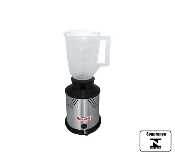 Liquidificador Industrial 01,5LT AR-Alta Rotação Vitalex 110V500W-Consumo/800W-Potência 18000RPM - Copo Plástico - Modelo: LI-01,5/127V (OCP-0005) - foto 1 de 4
