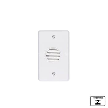 CAMPAINHA CONVENCIONAL CIGARRA BIVOLTS - ESPELHO DE EMBUTIR PARA CAIXA ELéTRICA 4X2 - CAMPAINHA CIGARRA BIVOLTS