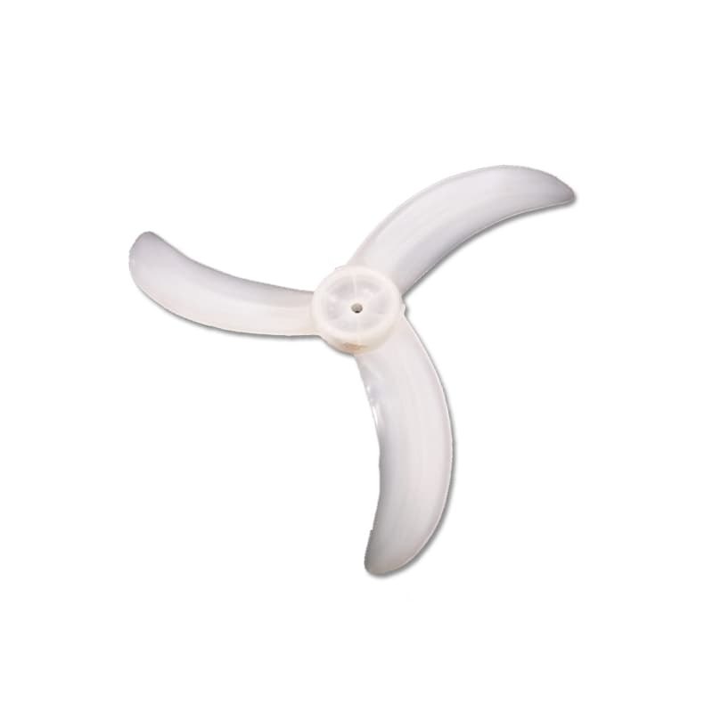 HELICE P/VENTILADOR ARGE 50CM 3PÁS TRANSP STYLO TWISTER A-11 C/CENTRO FECHADO - F11,0MM PONTA REDONDA C/T.TRASEIRA - foto 1 de 3