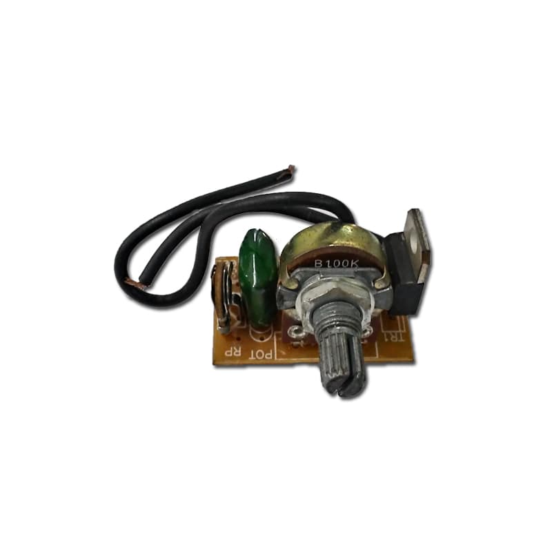CONTROLE P/VENTILADOR DIMER ROTATIVO SEM CLIQUE - POTÊNCIA 200W BIVOLTS - KNOB BOTÃO BRANCO C/TRIMPOT* - foto 1 de 1