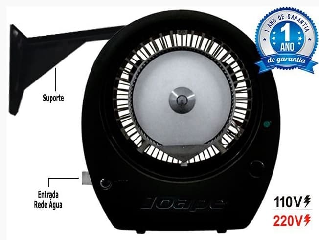 CLIMATIZADOR ASPERSIVO PULVERIZANTE JOAPE BOB SUPER PAREDE 110V 148W - VAZÃO 1.700M3/H P/ATÉ 30M2 - C/SUP PAREDE LIGAR EM REDE HD