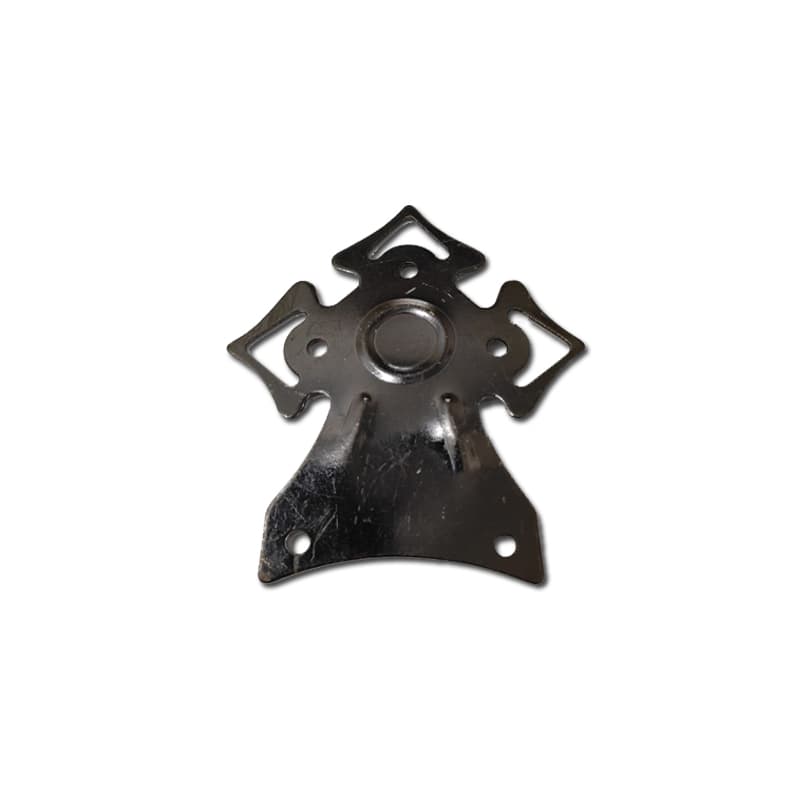 GARRA P/VENTILADOR VENTI-DELTA MOTOR GRANDE - COR TITÂNIO/CINZA 3TRIÂNGULOS GRANDE - SUPORTE DAS PÁS FUROS 6,0CM - *VENDIDA P/UNIDADE - foto 1 de 1