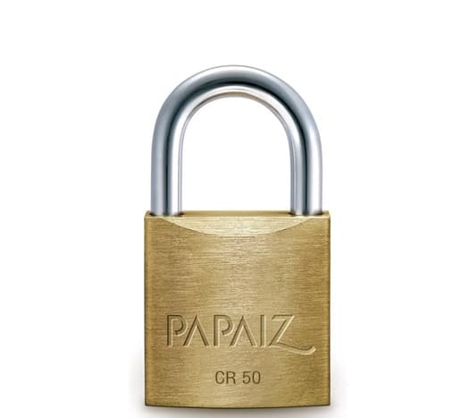 CADEADO CR50 STAM / PADO / PAPAIZ - CADEADO 50MM - SERA ENVIADO A PECA DA MARCA DISPONIVEL EM NOSSO ESTOQUE. - foto 1 de 4