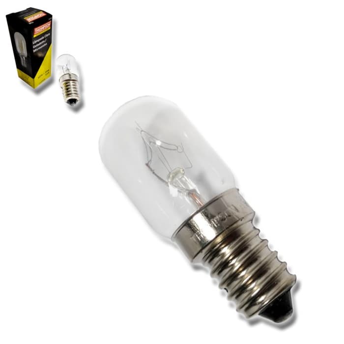 LAMPADA COMUM 110V15W P/GELADEIRA E MICROONDAS - MINE INCANDESCENTE PARA GELADEIRA E MICROONDAS SOQUETE E-14 - foto 1 de 2