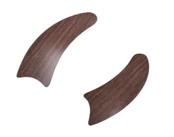 PÁ HÉLICE P/VENTILADOR DE TETO VENTI-DELTA LIGHT VENTUS - FACÃO MDF COR MOGNO 3FUROS GARRA MENOR - *VENDIDA P/UNIDADE