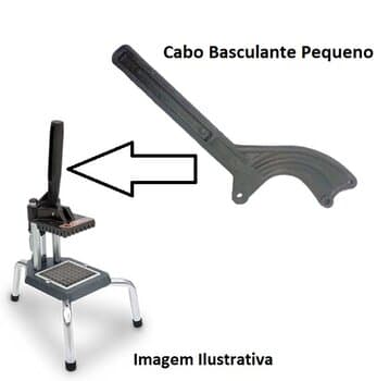 BASCULANTE CABO PLáSTICO DO CORTADOR DE LEGUMES VITALEX PEQUENO - CABO DO CORTADOR DE LEGUMES PEQUENO DA VITALEX