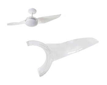 PA HELICE P/VENTILADOR DE TETO ALISEU DUO - PLÁSTICA CRISTAL - ALISEU DOUBLE - *VENDIDA P/UNIDADE