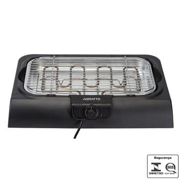 ASSADOR CHURRASQUEIRA GRILL ELÉTRICA PORTÁTIL 110VOLTS 1800WATTS - MR.CHEFF AGRATTO CH2-01