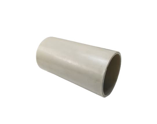 CARENA ACABAMENTO DA HASTE TUBO PLÁSTICO COR TITÂNIO - P/VENTILADOR DE TETO VENTI-DELTA - KIT C/2PEÇAS QUE SE ENCAIXAM - foto 1 de 3