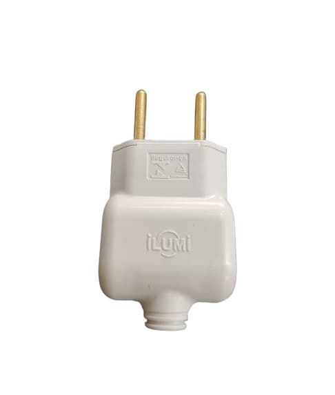 PINO ELÉTRICO PLUG MACHO EXTENSÃO 10A AMPERES 2 PINOS - ILUMI TIPO EXTENSÃO CORES SORTIDAS - 2PNBR