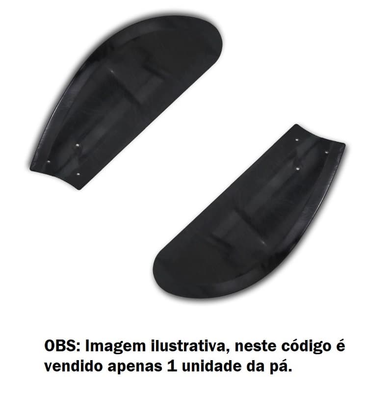 PÁ HÉLICE P/VENTILADOR DE TETO LOREN SID M1/M2 - PL TUBA PRETA - *VENDIDA P/UNIDADE - P/PRIMOR PEROLA PLATUN ÁGATA - foto 1 de 4