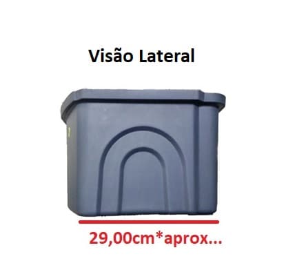RESERVATÓRIO DE ÁGUA 045LT P/CLIMATIZADOR VENTISOL CLI45PRO - TANQUE DE ÁGUA 45-LITROS - MWM M4500 45 LITROS - foto 1 de 3