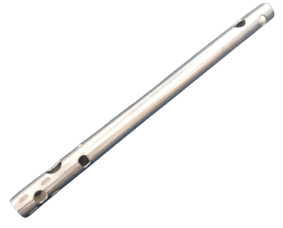 HASTE DE METAL P/FIXAR VENTILADOR DE TETO - COR METAL - COMP.20 A 24CM - MODELO EXCLUSIVO P/VENTILADOR VOLARE / VR LUX - COR NATURAL - foto 1 de 2