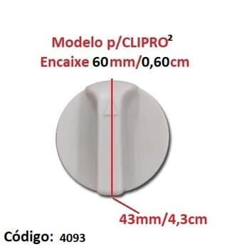 BOTÃO KNOB MENOR-43MM LIGA DESLIGA OSCILAÇÃO E OU CLIMATIZAÇÃO CLIMATIZADOR VENTISOL CLI45PRÓ2 CLI70PRO² CLI100PRO²