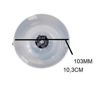 COPO P/LIQUIDIFICADOR FAET STEEL FAET LIQUIFACIL - COPO PLASTICO TRANSLUCIDO COM TAMPA BRANCA - MICROMAX MM045