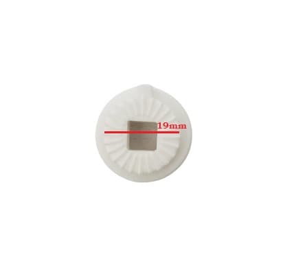 Disco Trava Borboleta do Cachimbo Ventilador Ventisol Turbo 6P 30/40/50cm Eco 30cm Economy 40cm - Instalada junto c/Trava Borboleta - Cor Branca - foto 1 de 2