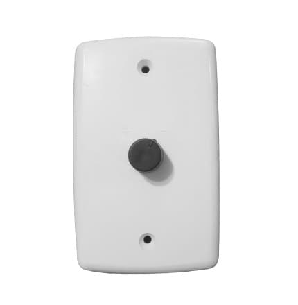 CHAVE P/VENTILADOR DE PAREDE VENTNEW ATÉ 170W - ESPELHO 4X2 DIMER ROTATIVO BIVOLTS COM OFF BOTÃO LIGA+DESLIGA - foto 1 de 1