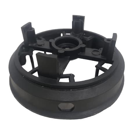 BASE INFERIOR DO CORPO DO MOTOR ESPREMEDOR/EXTRATOR VITALEX PEQUENO VITA INOX - USAR C/ROL 6201 - DIAM.EXT.16,5CM DIST.DOS PRISIONEIROS 12,0CM - foto 1 de 1