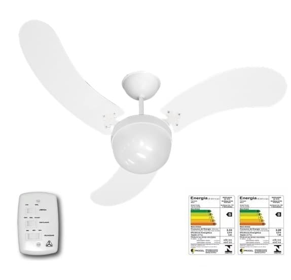 VENTILADOR DE TETO VENTI-DELTA NEW LIGHT MONTANA 110V 130W BRANCO 3PAS MDF ARTE BRANCAS LUMINARIA P/1-LAMPADA CHAVE 3 VELOCIDADES - foto 1 de 2