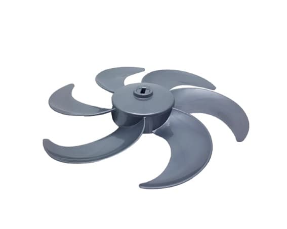 HÉLICE DE 40CM P/VENTILADOR ARNO 40CM 6PAS CINZA - CIRCULADOR SILENCE FORCE CC96 CC97 - F08,0MM C/TRAVA FRONTAL TIPO CRUZETA C/MOLA - foto 1 de 4