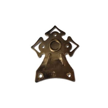 GARRA VENTI-DELTA MOTOR MAIOR - COR OURO VELHO 3-TRIANGULOS GRANDE - *VENDIDA P/UNIDADE - SUP. DAS PAS FUROS 5,0CM - TORNADO / RIOPRELUSTRES