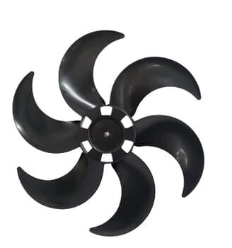 HELICE DE 40CM VENTILADOR VENTISOL 40CM 6P PRETA TURBO6 - E-08,0MM FIXAR C/PORCA R/ESQ N/PONTA DO EIXO C/TRAVA TRASEIRA